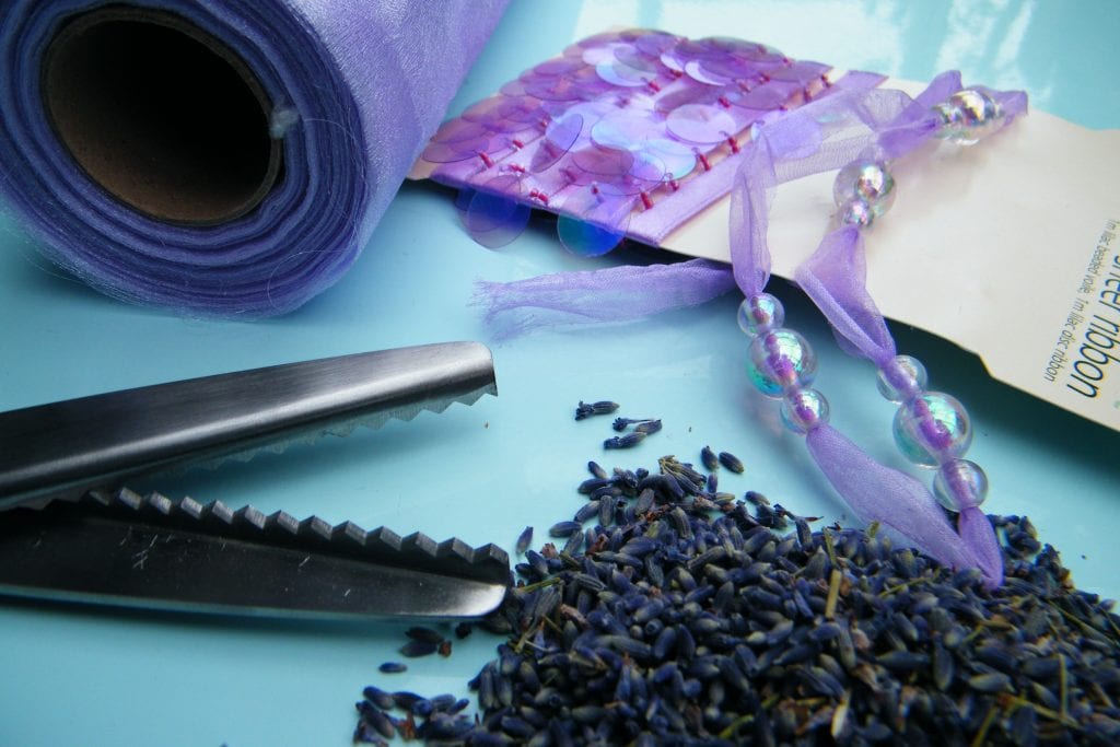 no sew lavender bag equipment