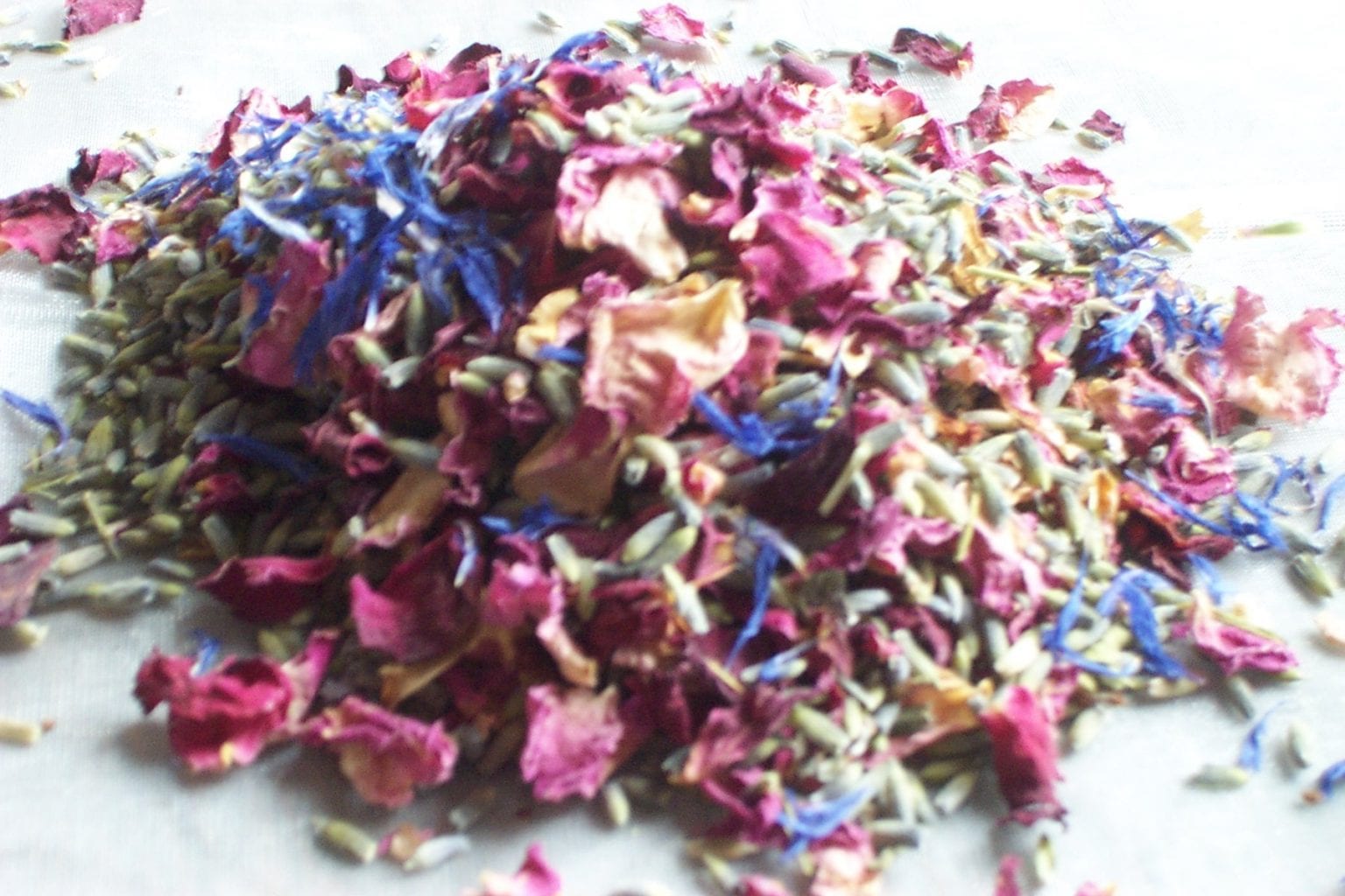 Natural dried flower petal confetti Dried Flower Craft