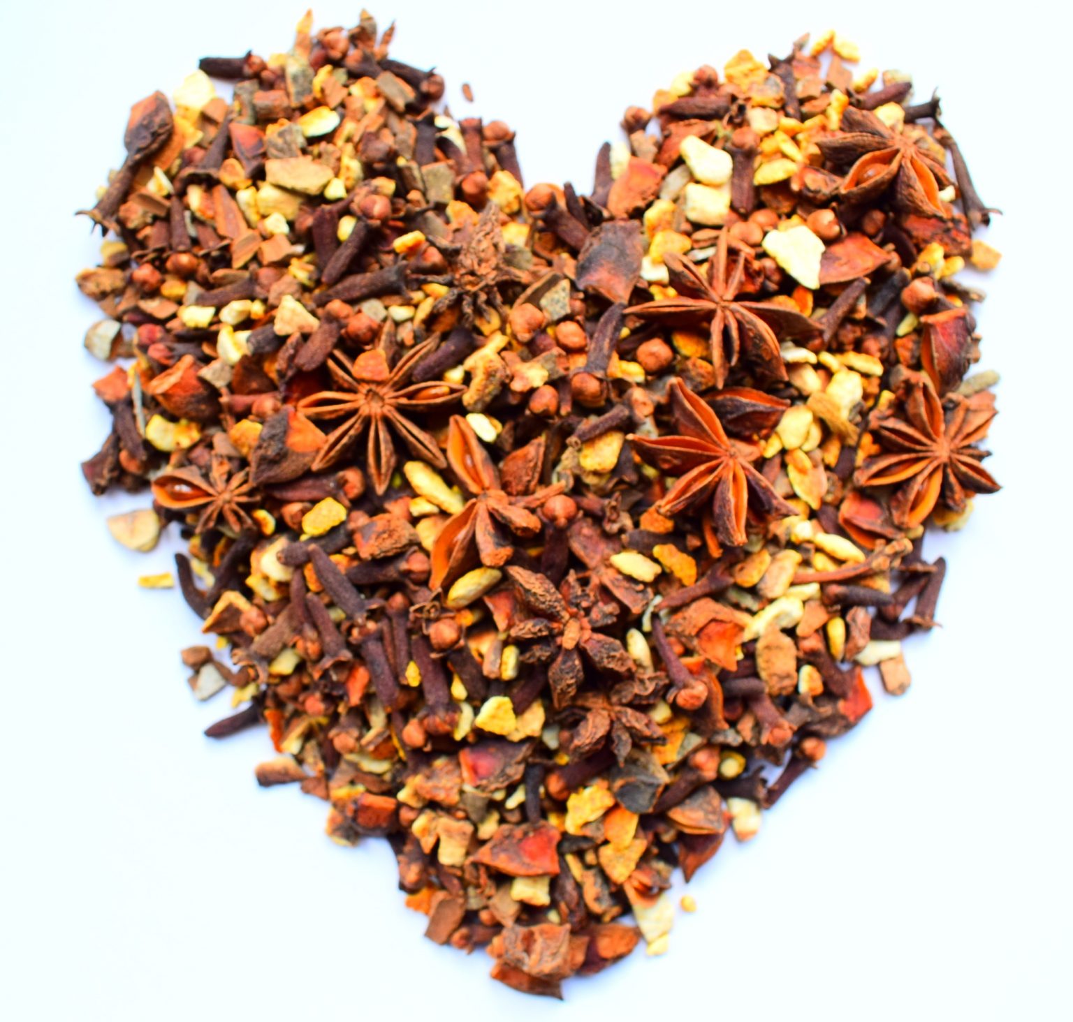 christmas potpourri heart Dried Flower Craft