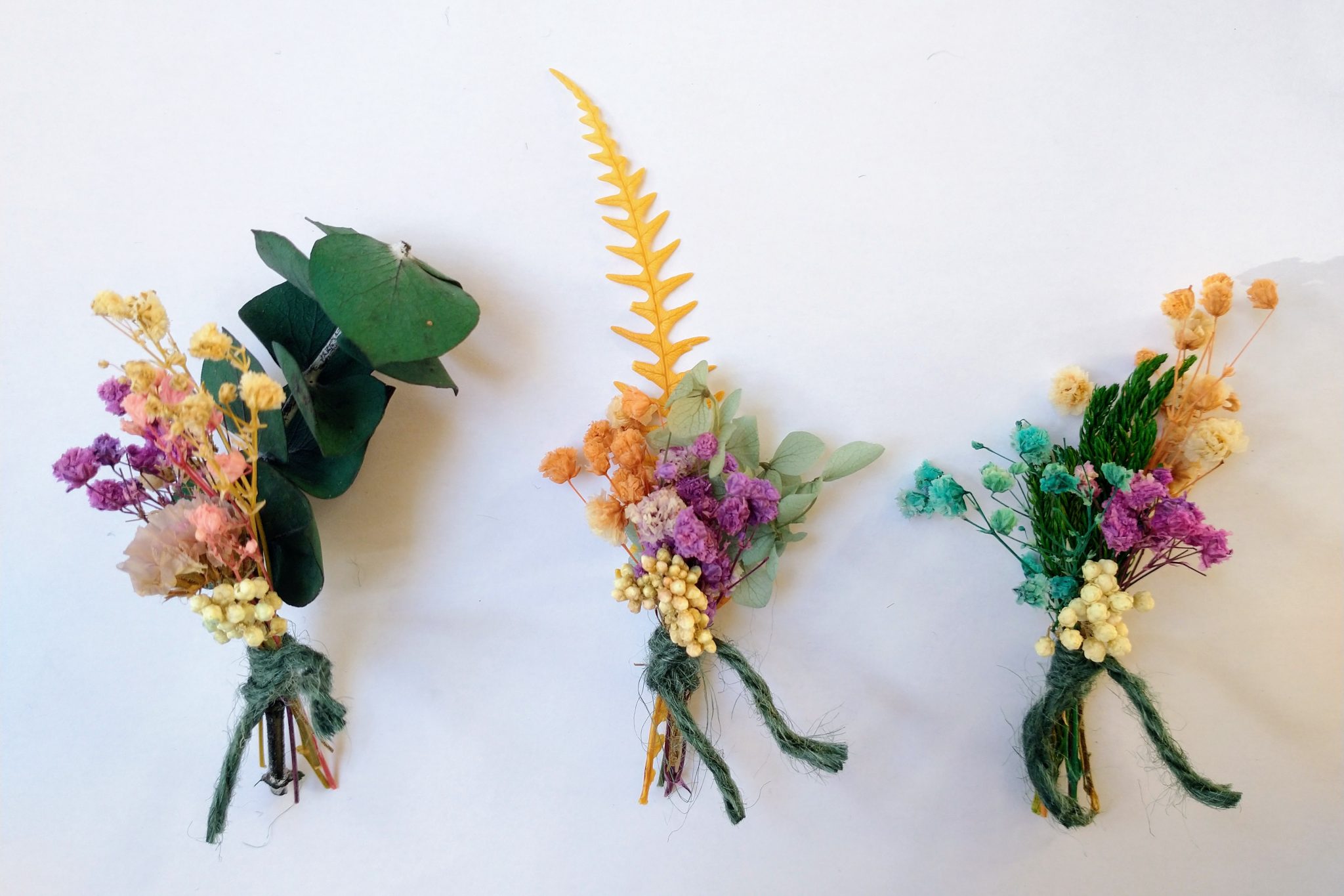 tiny dry bouquets Dried Flower Craft